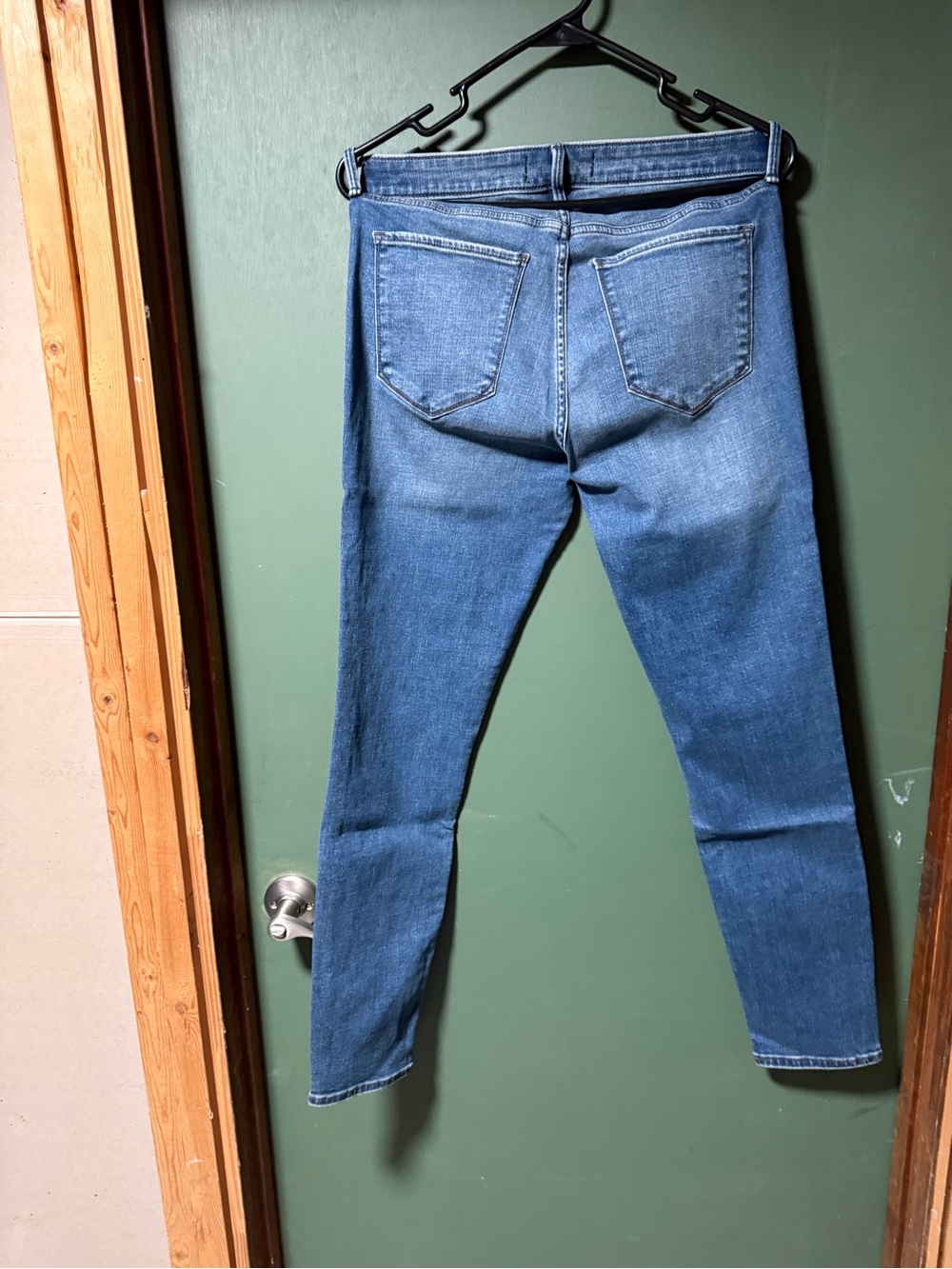 Abercrombie & Fitch Light Blue Super Skinny Mid Rise Jeans - Picture 3 of 3